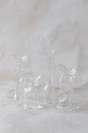 Hollow Glass Candle Holders
