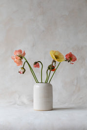 Rounded Glossy Oatmeal Vessel