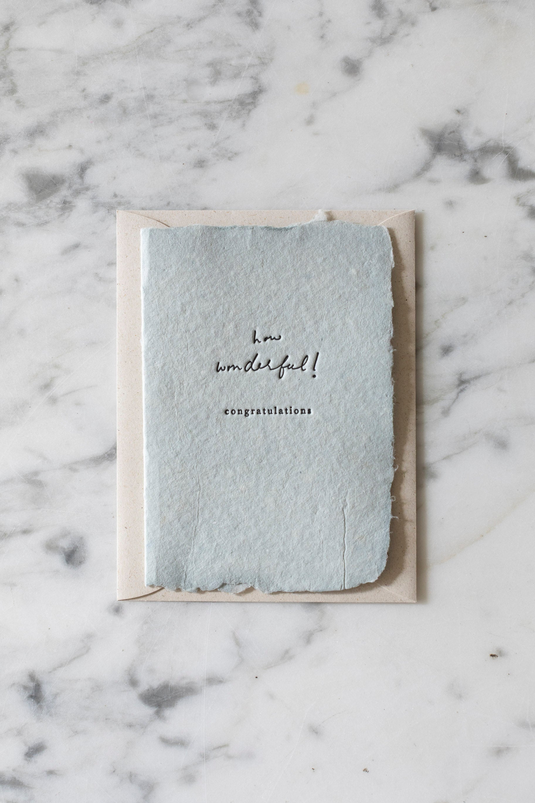 How Wonderful! Congratulations Card