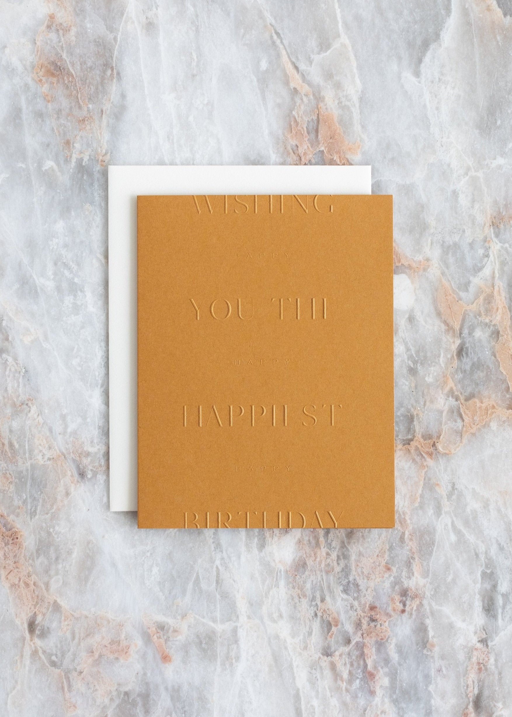 Happy Birthday No. 4 Card - Multiple Colors