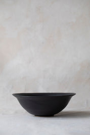 Large Flared Bowl in Black