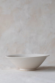 Large Flared Bowl in White
