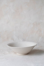 Large Flared Bowl in White