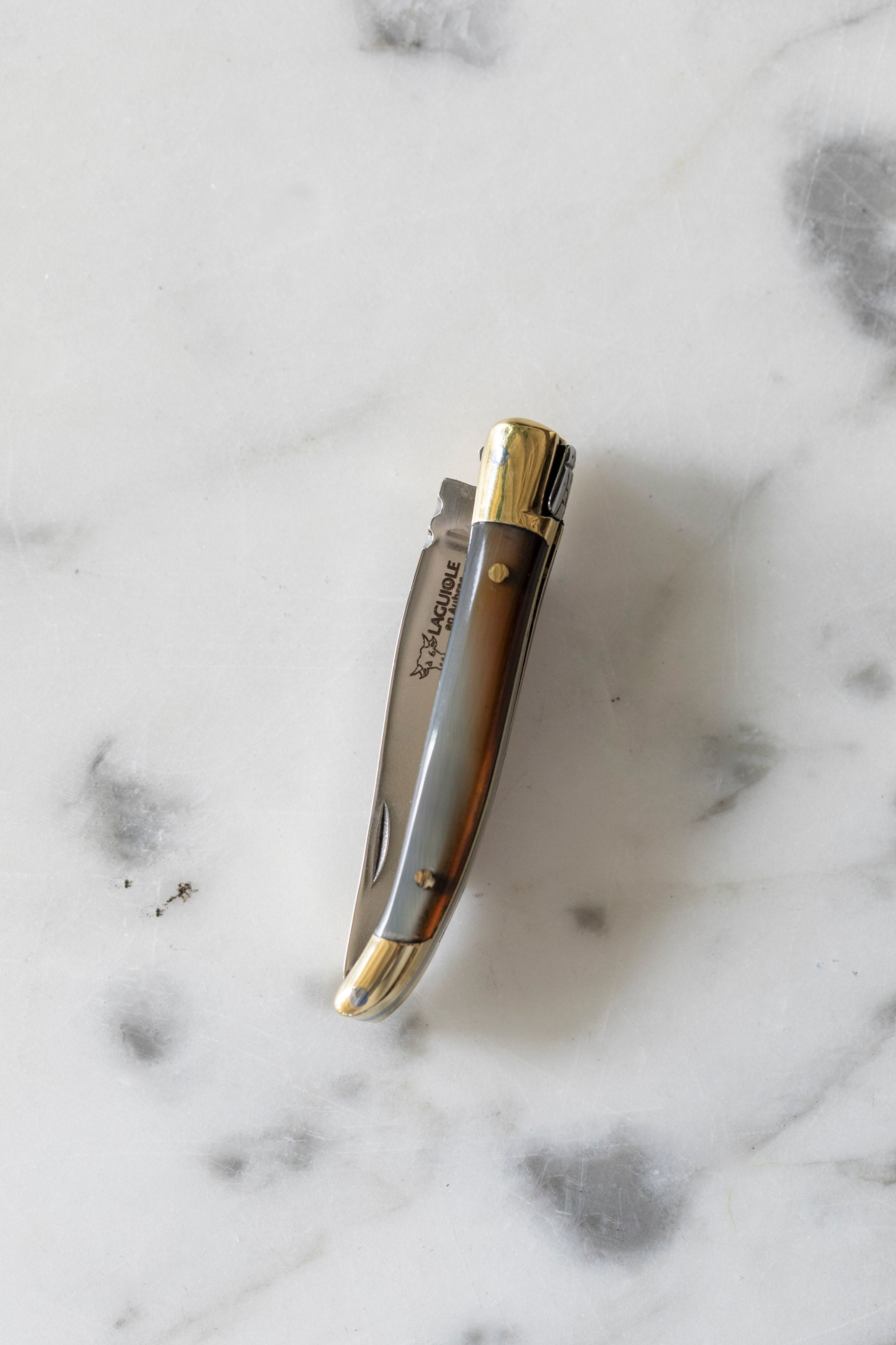 Laguiole en Aubrac 3" Folding Knife in Horn