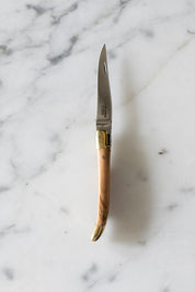 Laguiole en Aubrac 3" Folding Knife in Olivewood