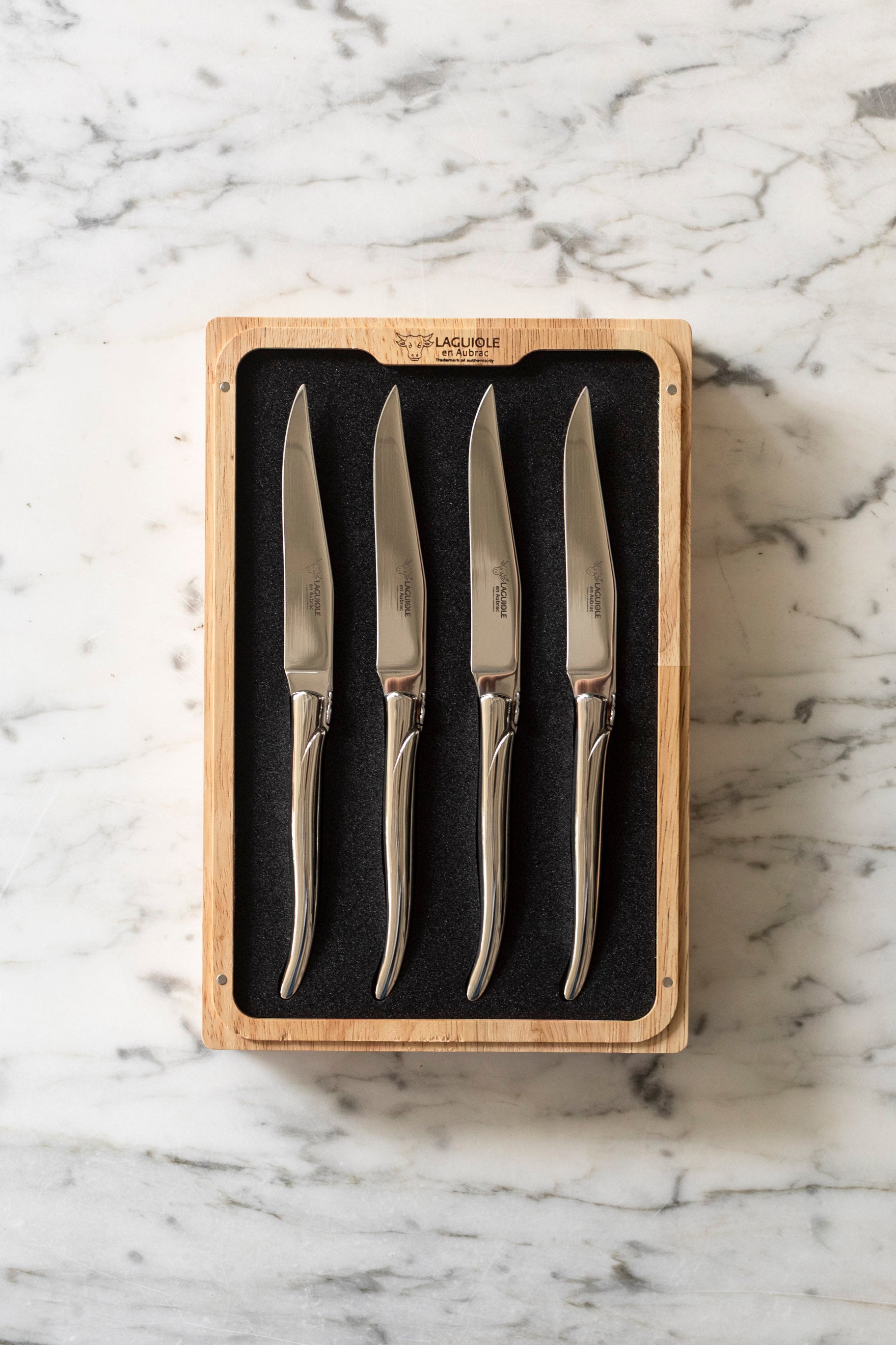 Laguiole en Aubrac Stainless Steel Steak Knife Set