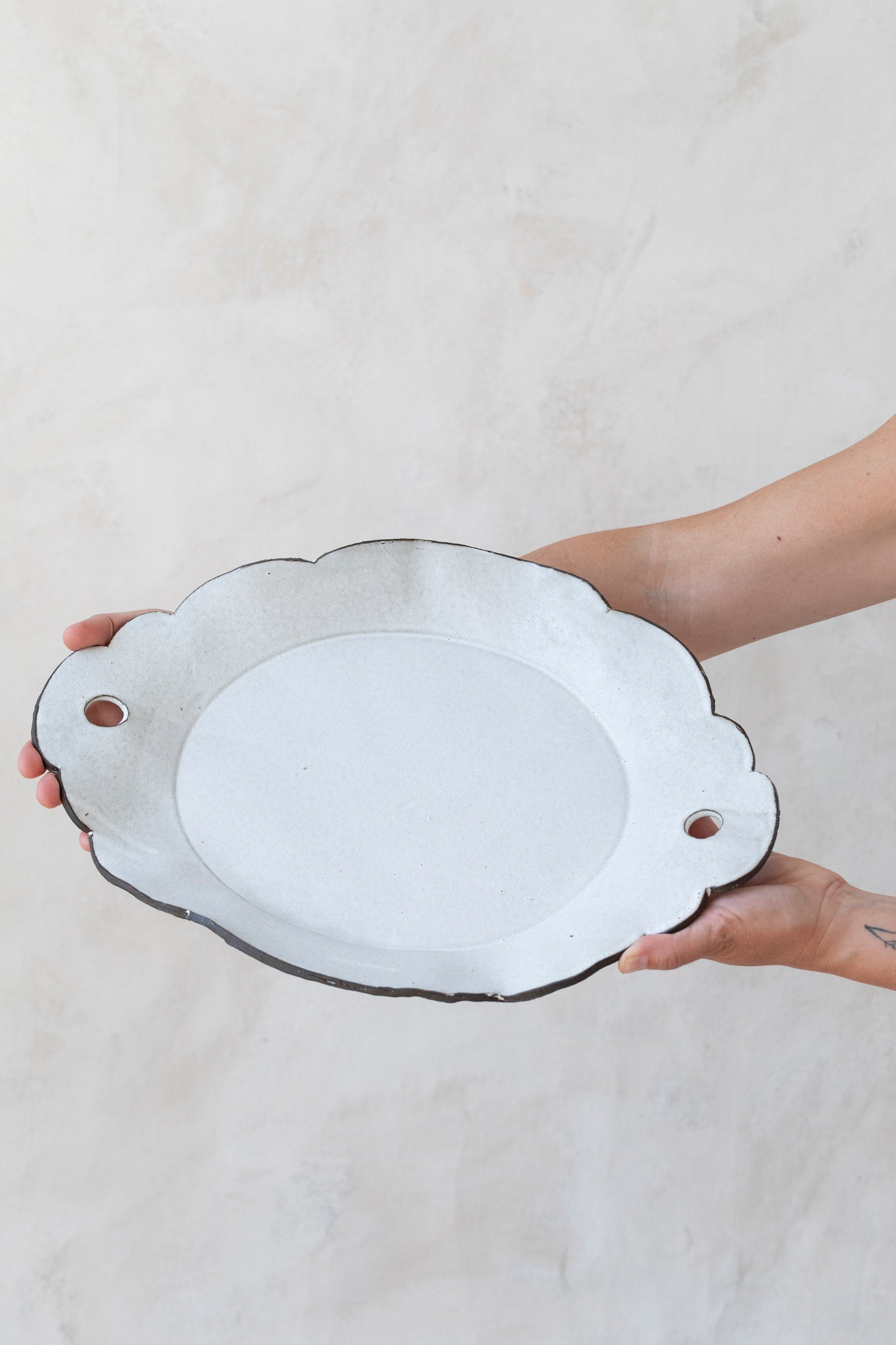 Large Oval Handmade Platter