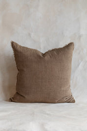 Lina Linen Pillow - Hazelnut