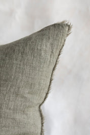 Lina Linen Pillow - Shadow