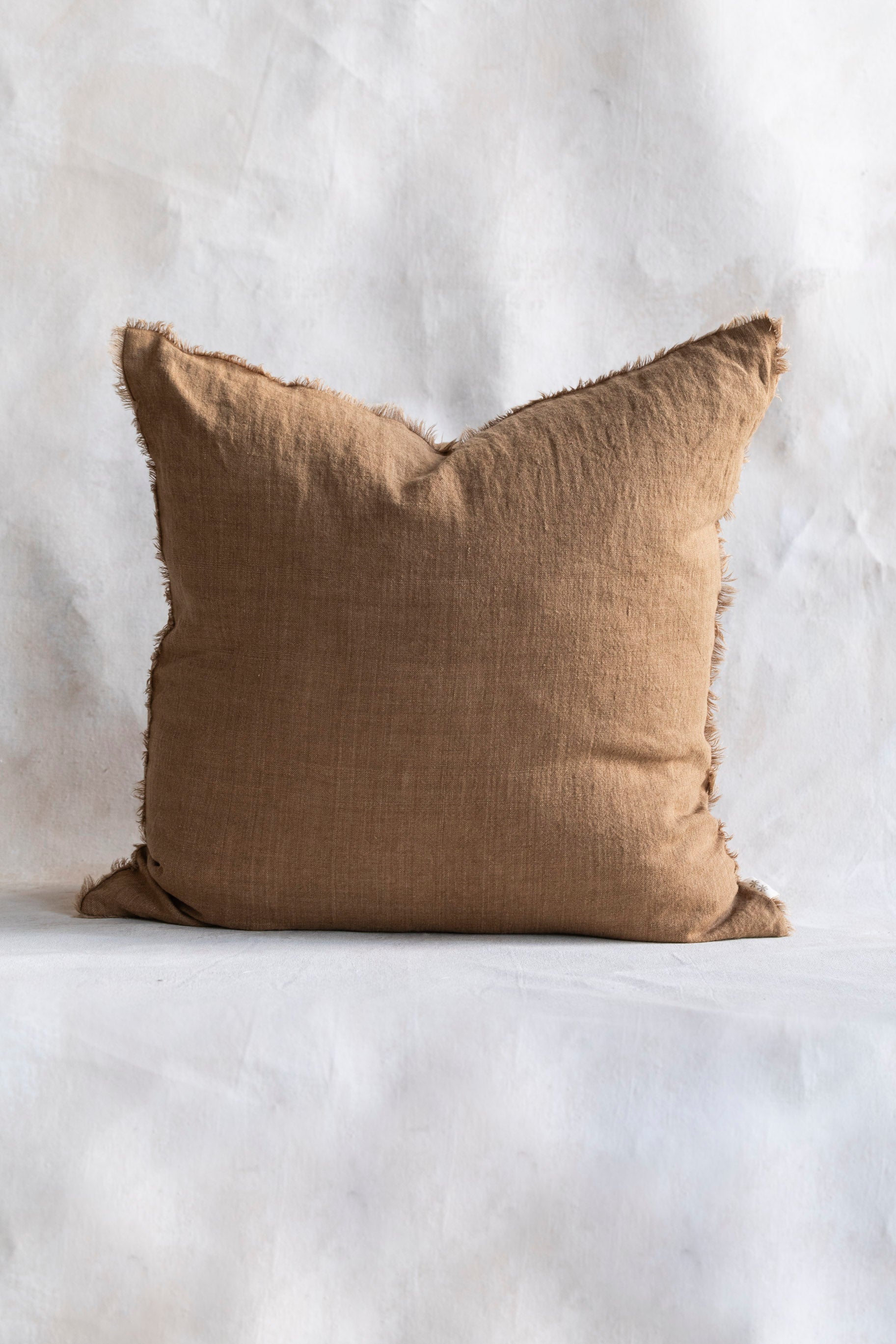 Lina Linen Pillow - Tawny