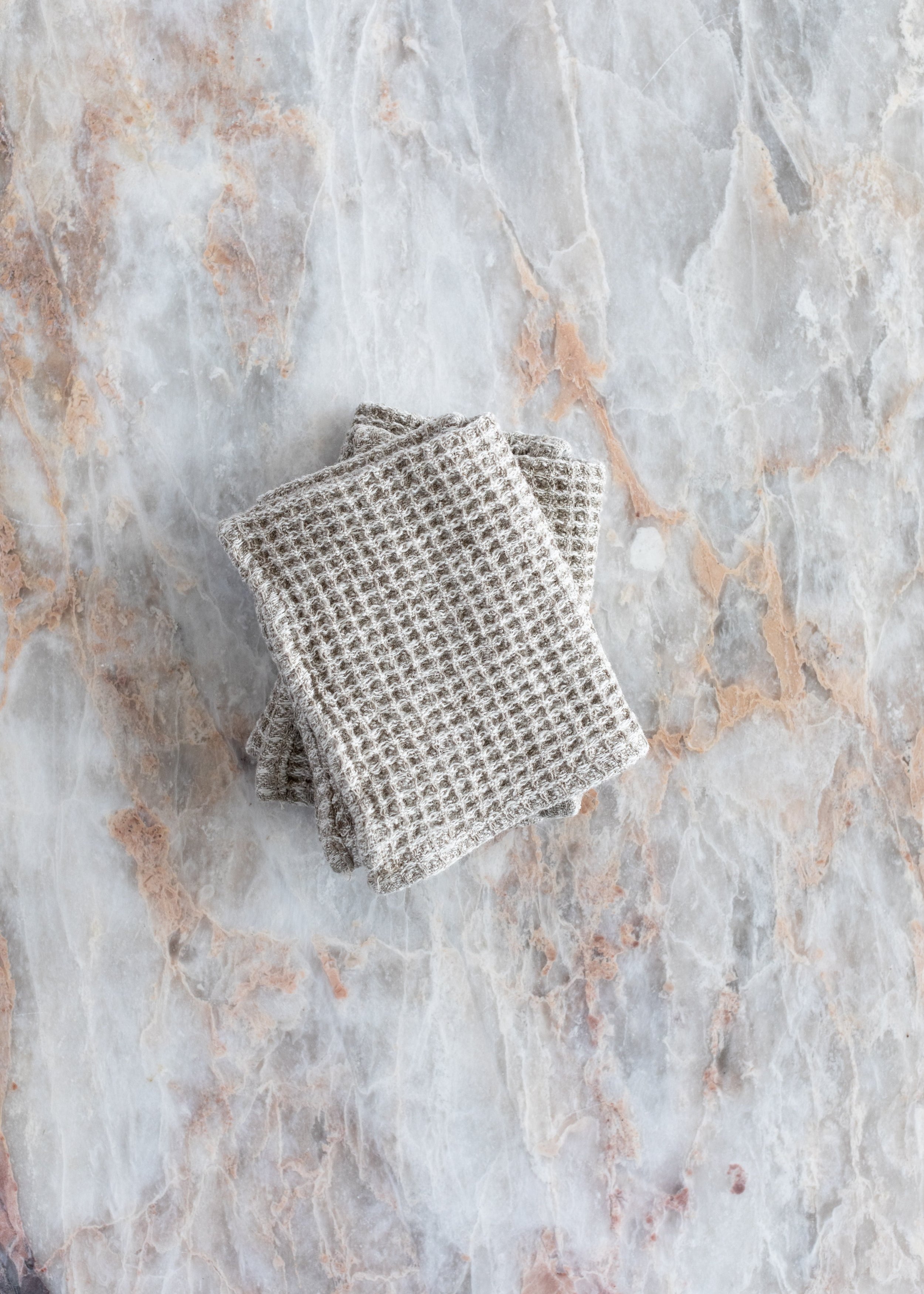 Linen Waffle Dishcloths