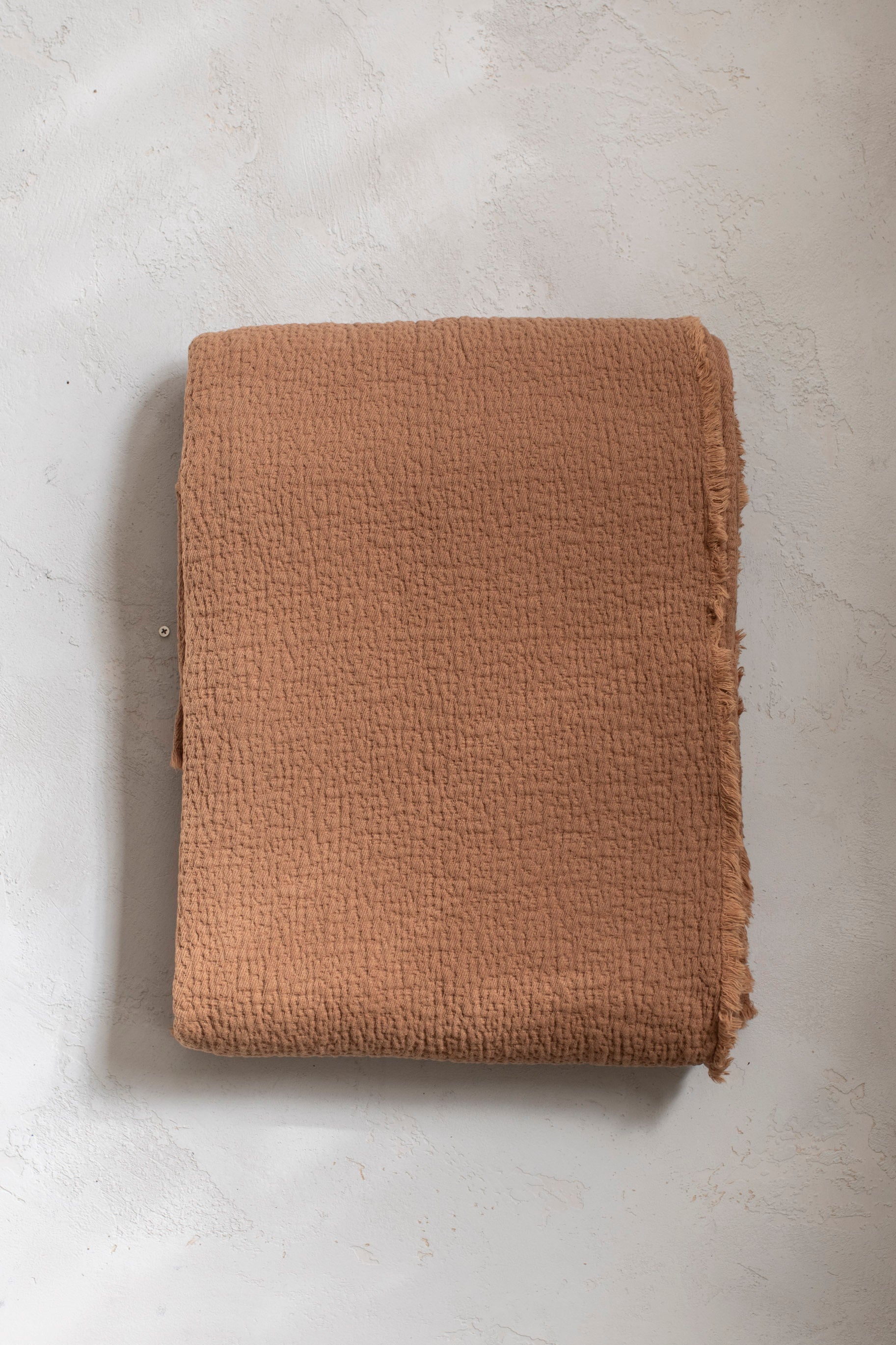 Cantabria Throw - Noisette