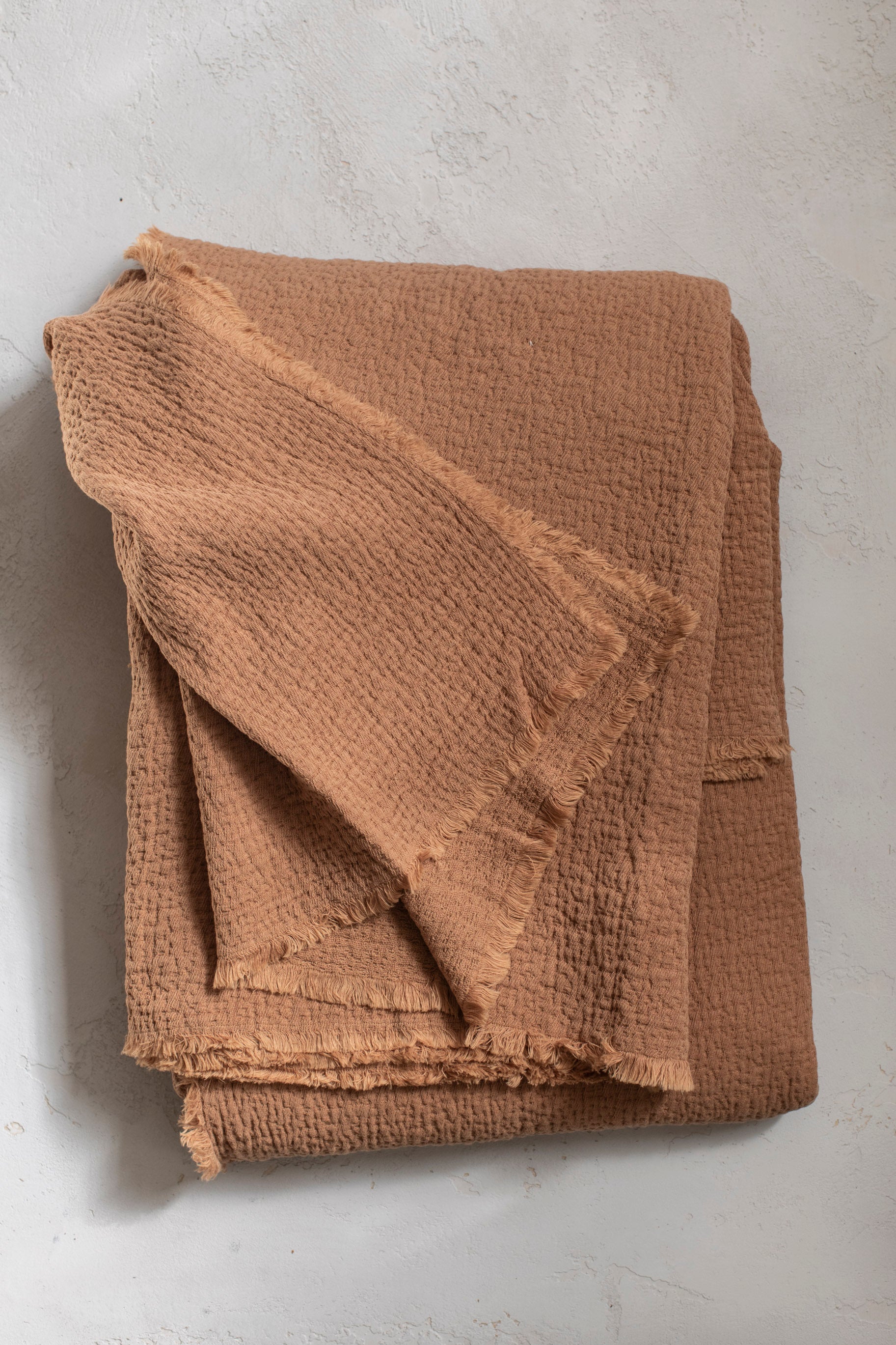 Cantabria Throw - Noisette