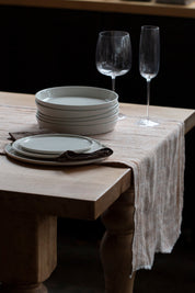 Old Linen Chambray Table Runner