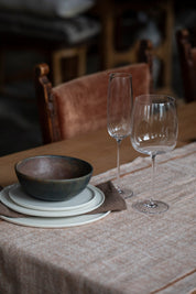 Old Linen Chambray Table Runner