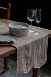Old Linen Chambray Table Runner