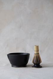 Stoneware Matcha Set in Black