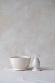 Stoneware Matcha Set in White
