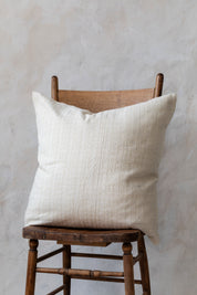Ivory Modern Jacquard Weave Pillow Cover