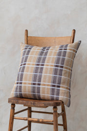 Plaid Ochre Pillow