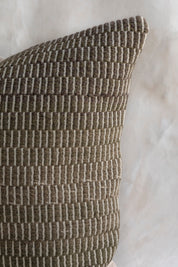 Textured Ombre Melange Pillow Cover in Olive