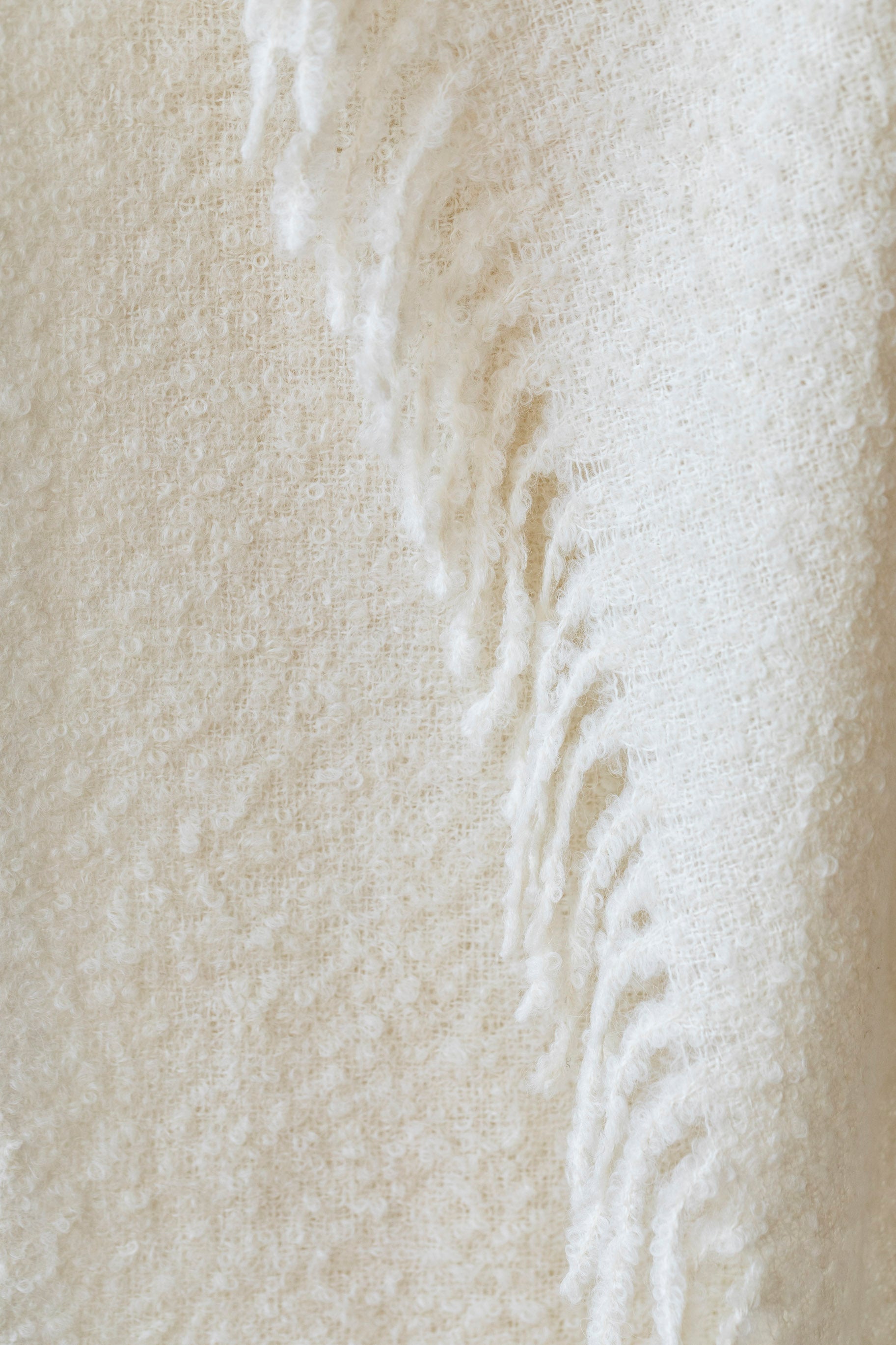 Alpaca Boucle Throw