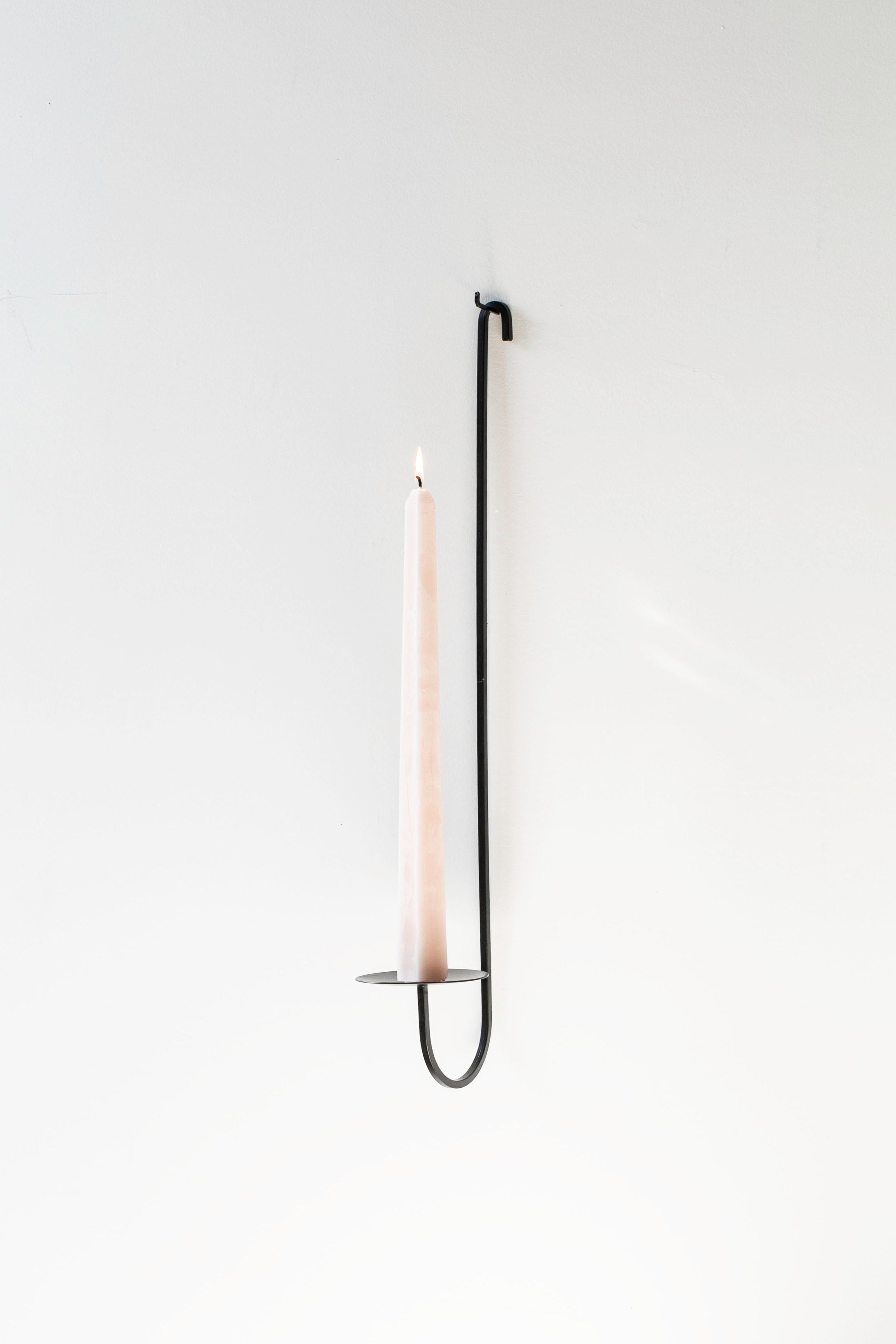 Fredericks & Mae Single Arm Iron Candle Holder