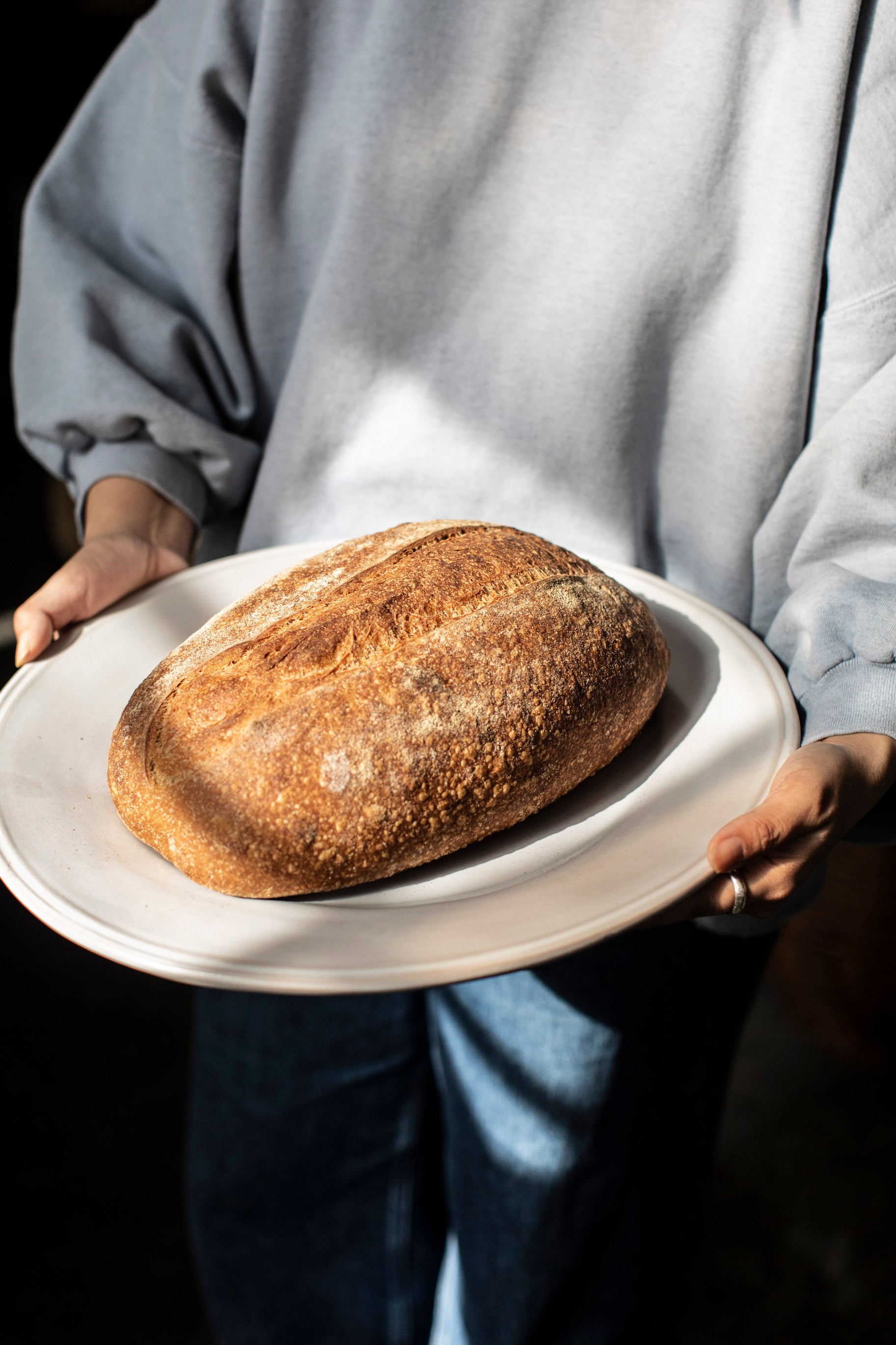 Cloud Oval Serving Tray