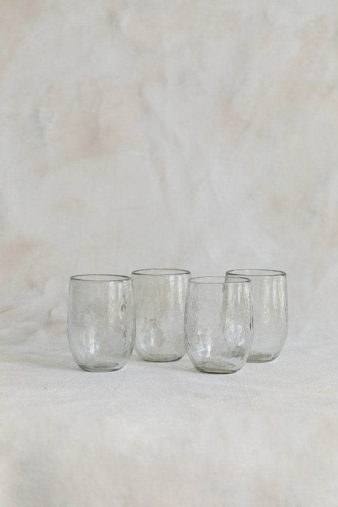 Pebbled Drinking Glasses