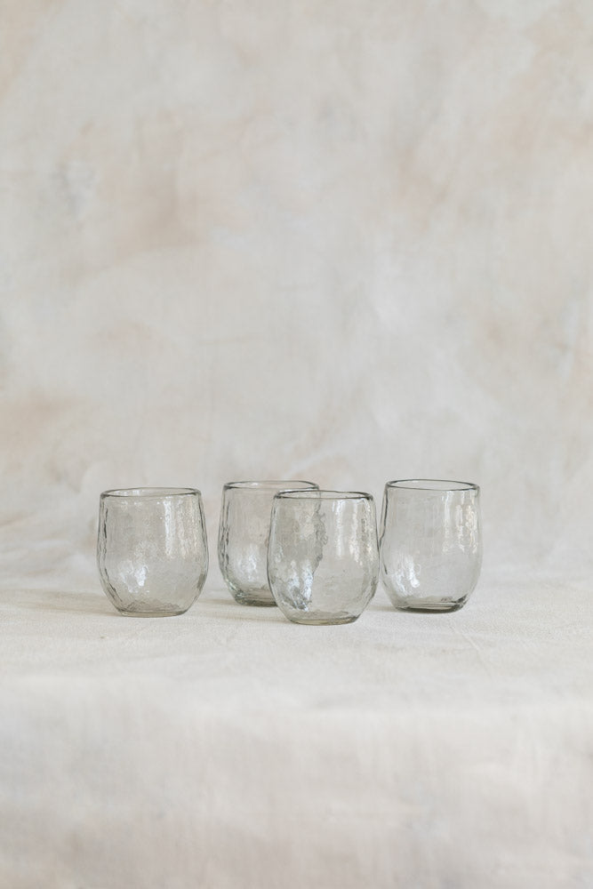 Pebbled Drinking Glasses