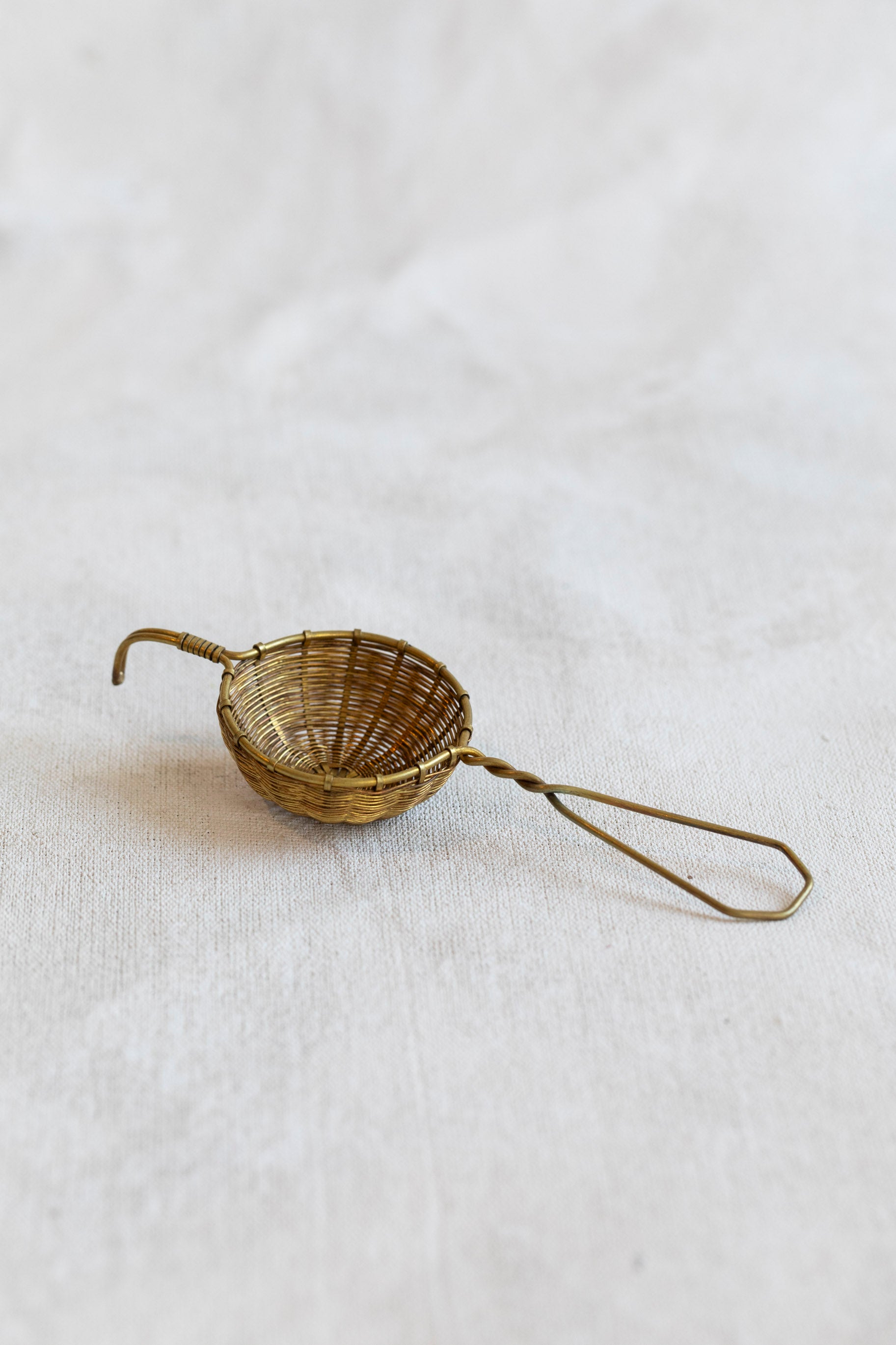 Petite Brass Tea Strainer