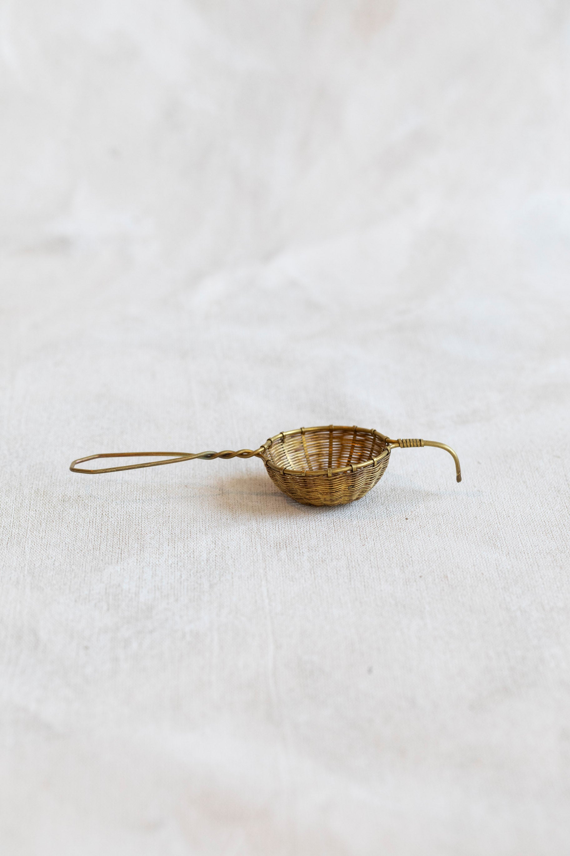 Petite Brass Tea Strainer