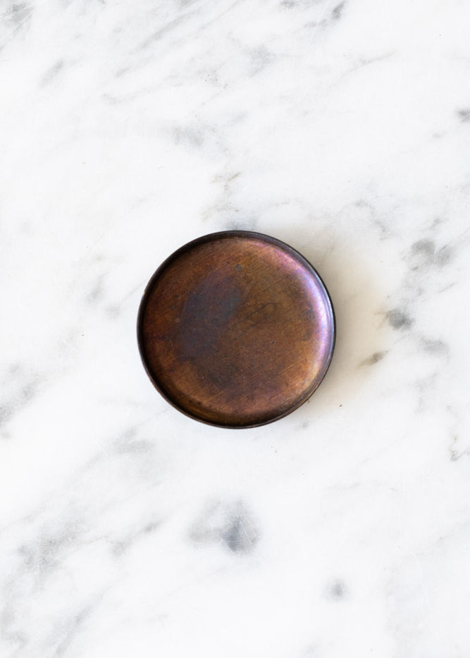Mini Brass Round Plate