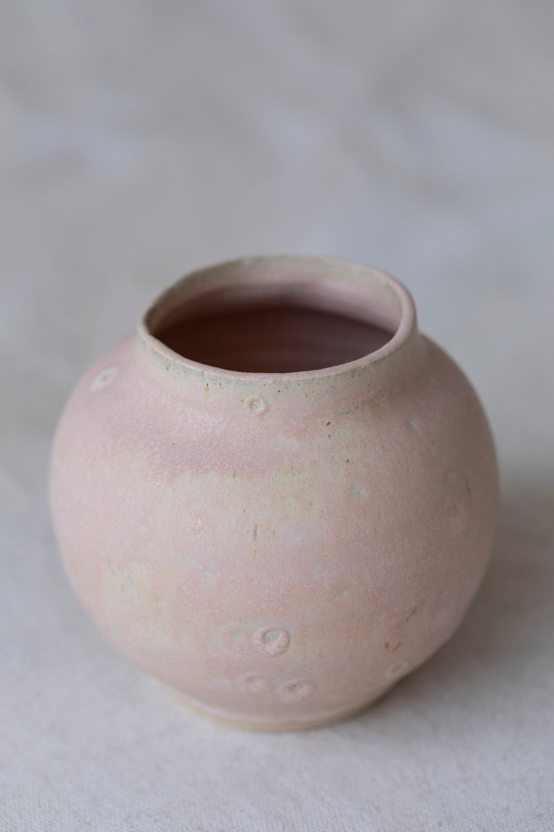 Small Pink Moon Vase