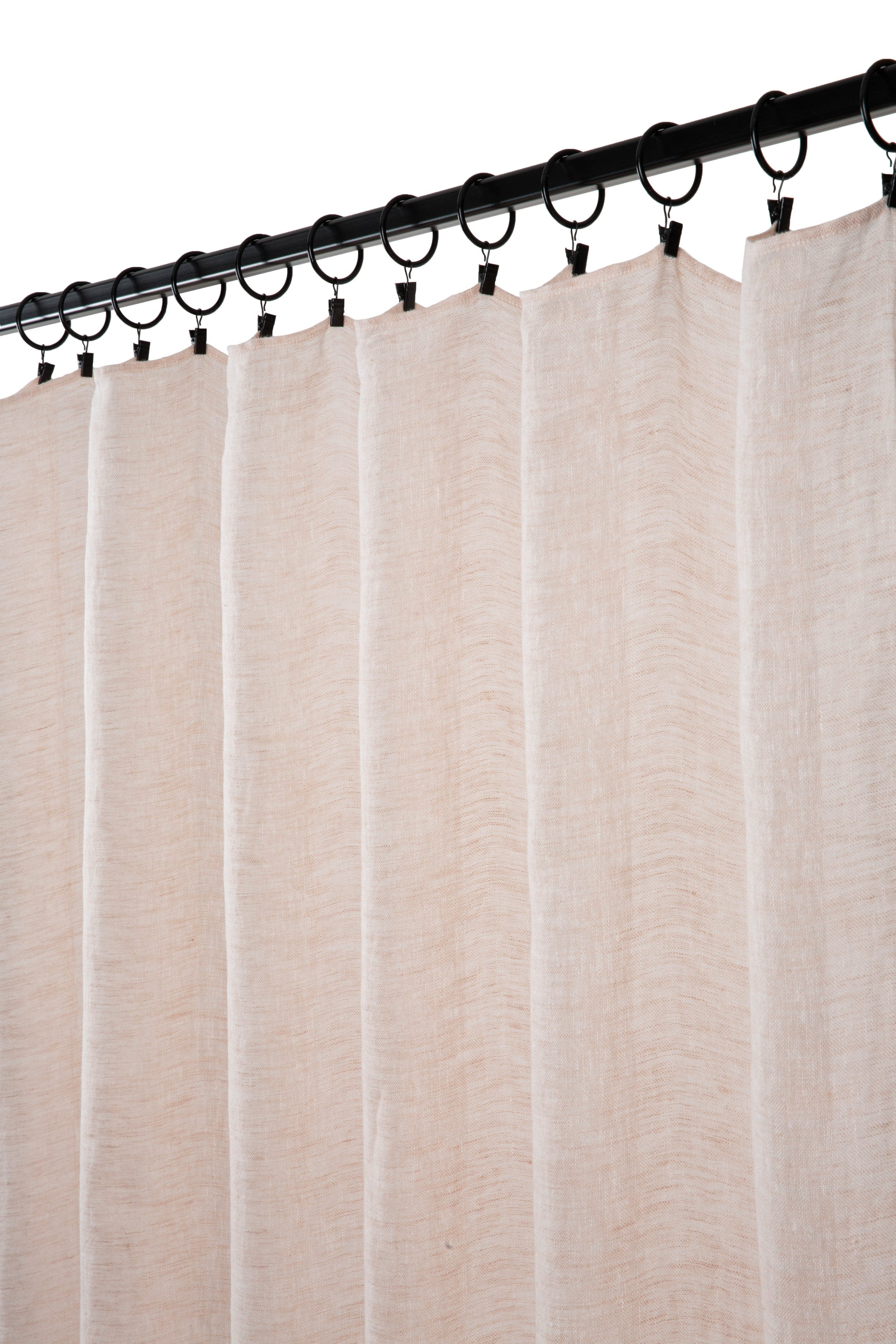 Mixed Veil Linen Throw - Natural Ecru