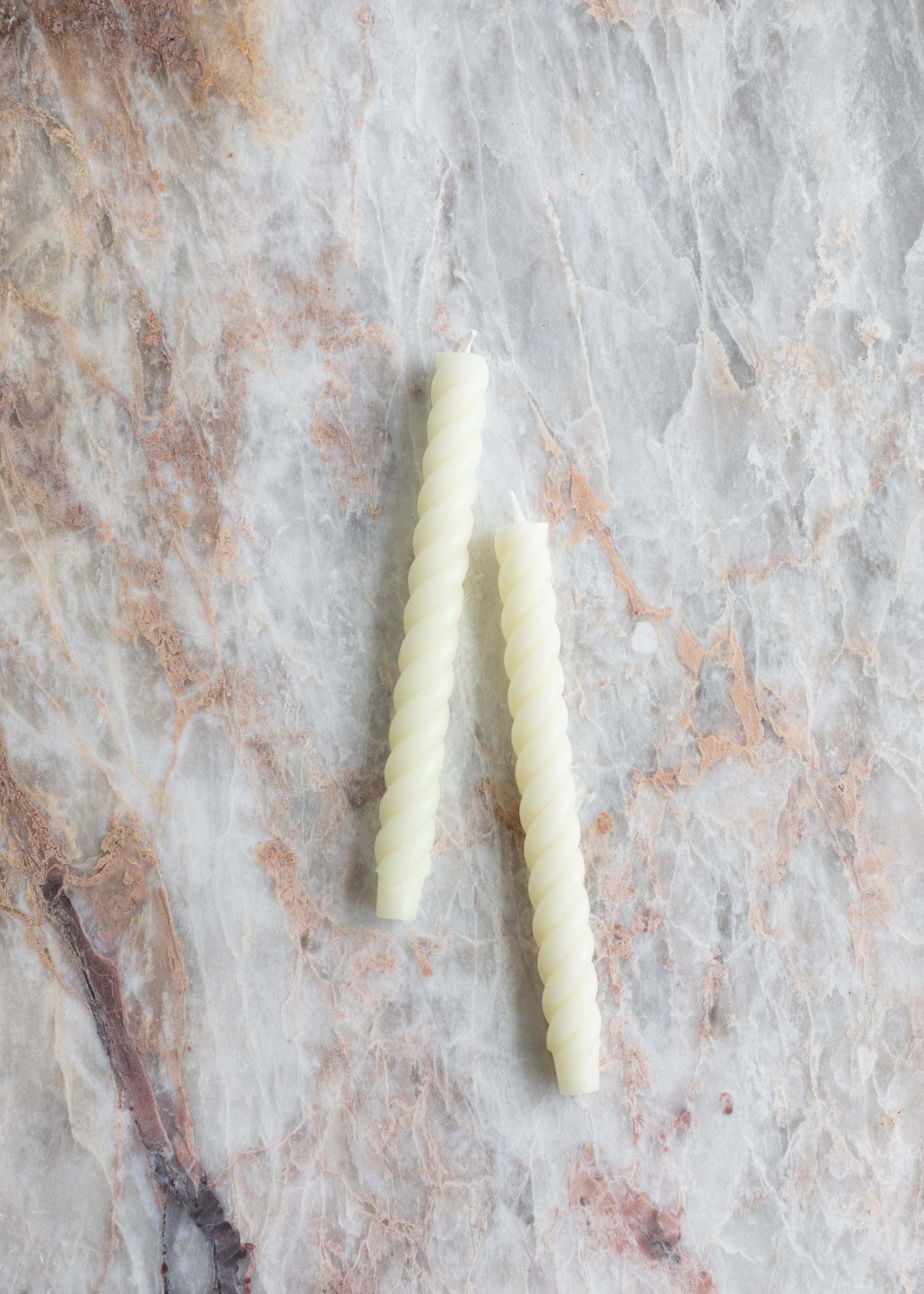 Rope Beeswax Tapers - Multiple Colors