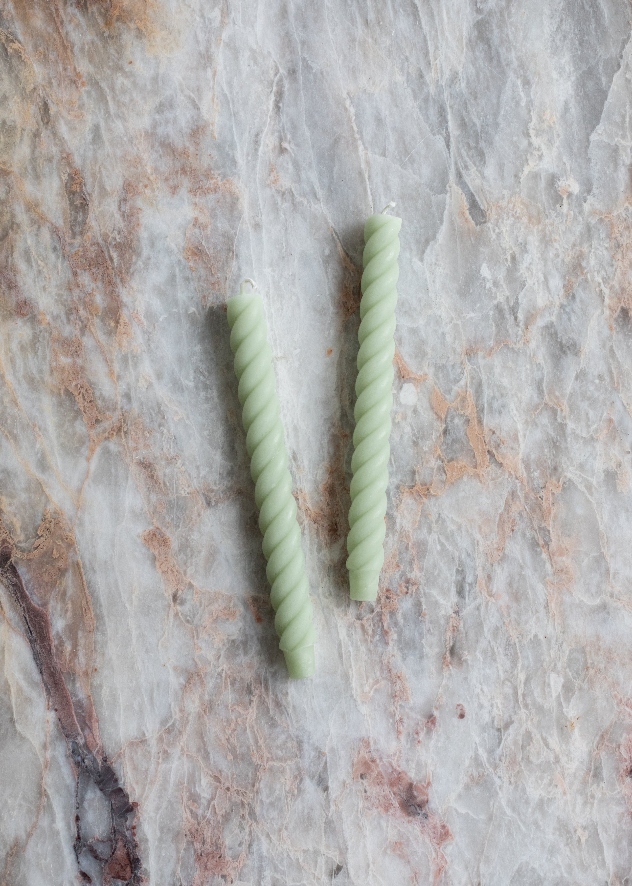 Rope Beeswax Tapers - Multiple Colors