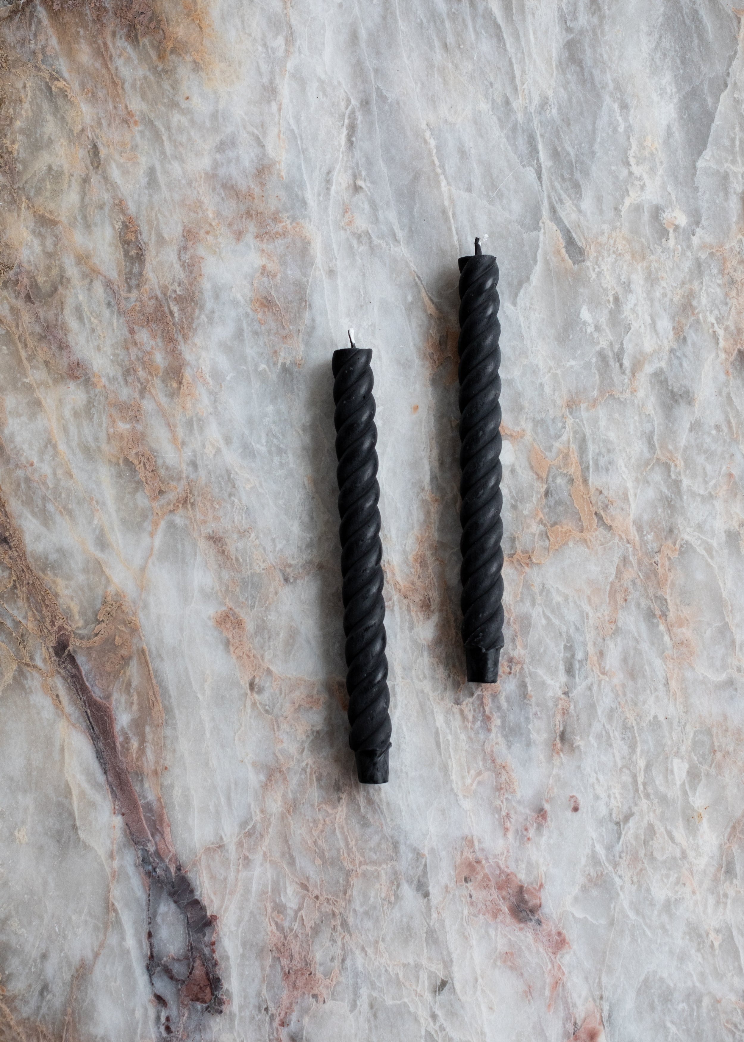 Rope Beeswax Tapers - Multiple Colors