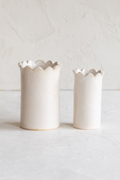 SCALLOP VASE