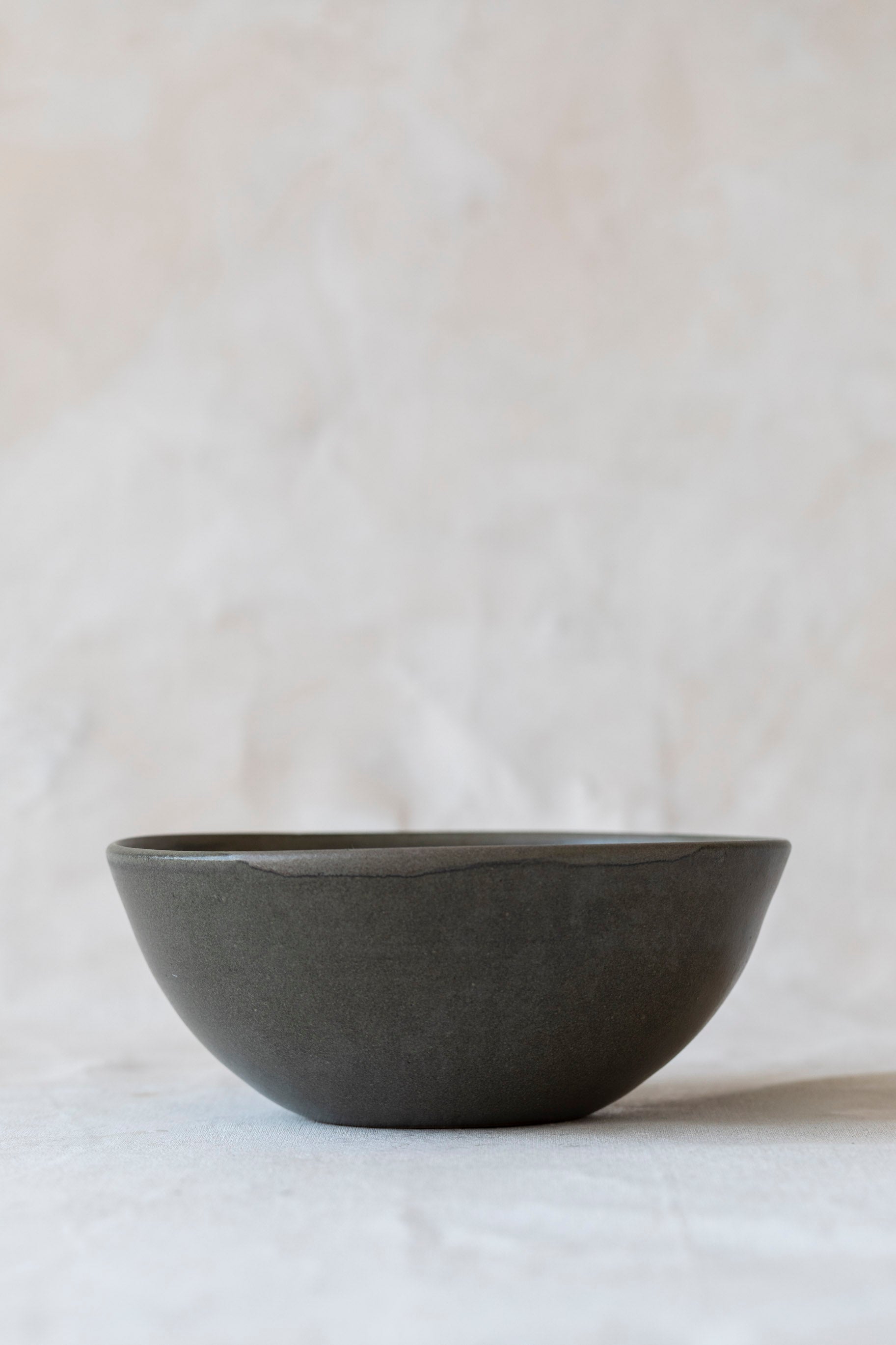 Deep Serving Bowl in Charcoal