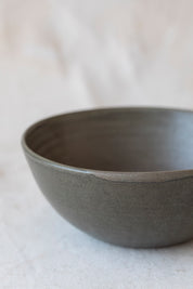 Deep Serving Bowl in Charcoal