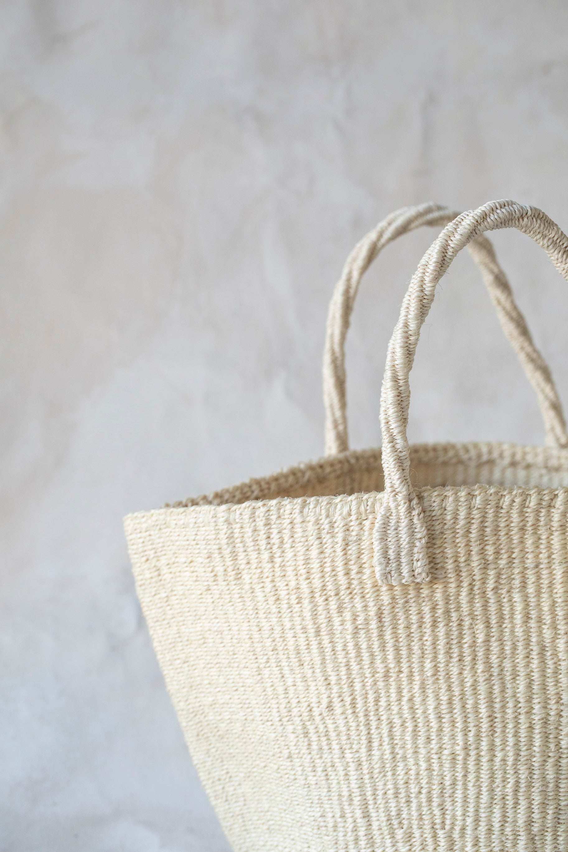 Natural Ivory Classic Sisal Tote