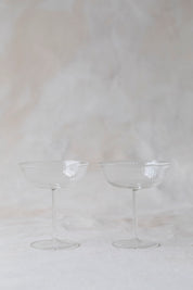Sissi Champagne Coupes in Millerighe