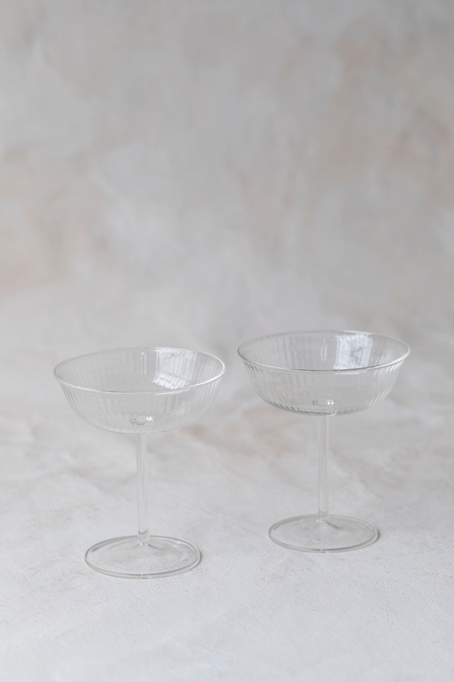 Sissi Champagne Coupes in Millerighe