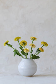 Small Glossy Moon Vase