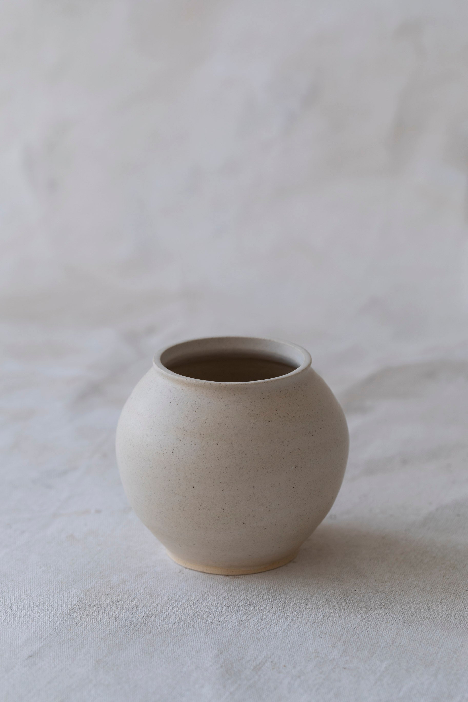 Small Speckled Moon Vase
