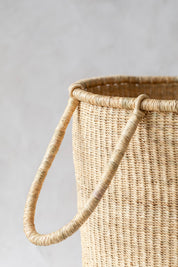 Natural Laundry Hamper Basket - Two Handles