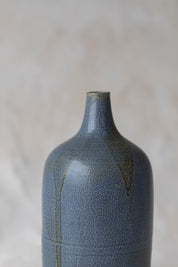 Vintage Blue Glazed Vase