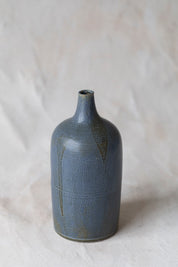 Vintage Blue Glazed Vase