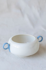 Vintage Porcelain Cream and Sugar Bowl Set